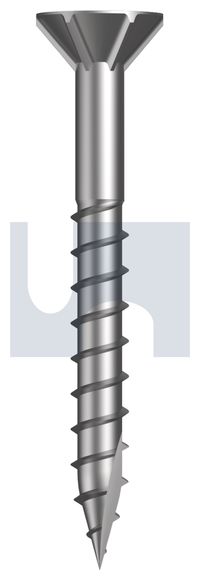 SQUARE DRIVE DECKING SCREW A4 (316) 10G-12X40 T17 W/RIBS